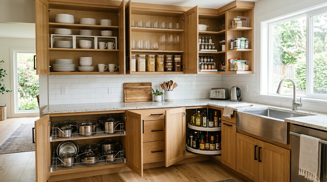 How to Organize Kitchen Cabinets Tips