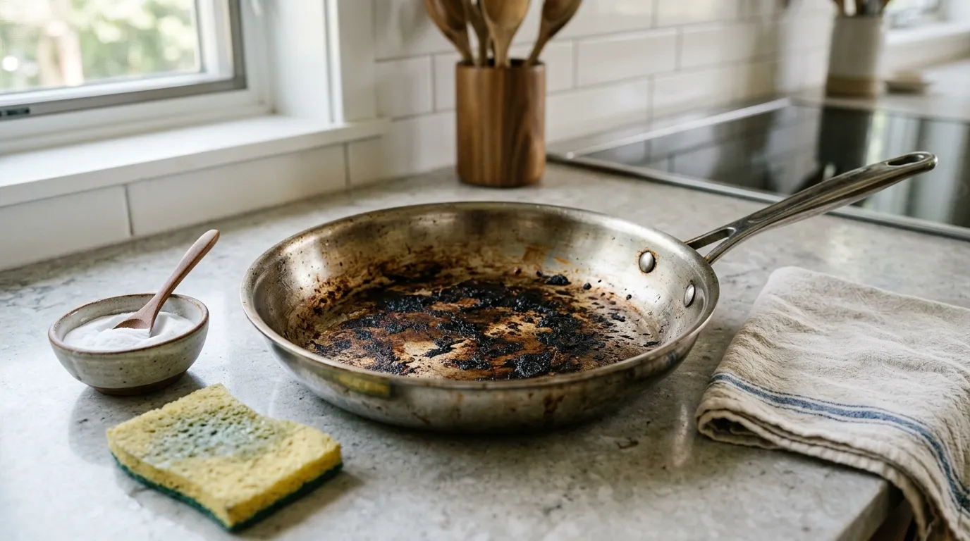How to Clean Burnt All-Clad Frying Pan (Without Ruining It)