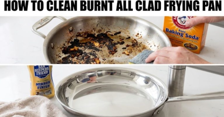 How to Clean Burnt All-Clad Frying Pan