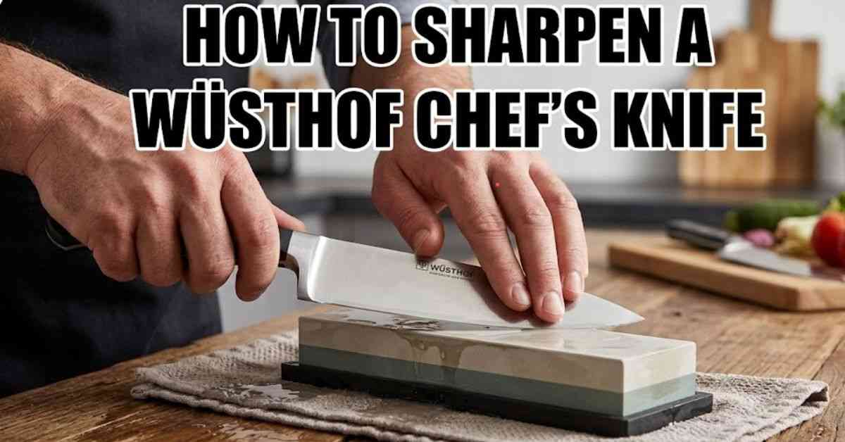 How to sharpen a WÜSTHOF chef's knife