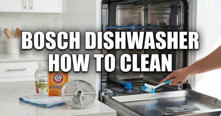 bosch dishwasher how to clean