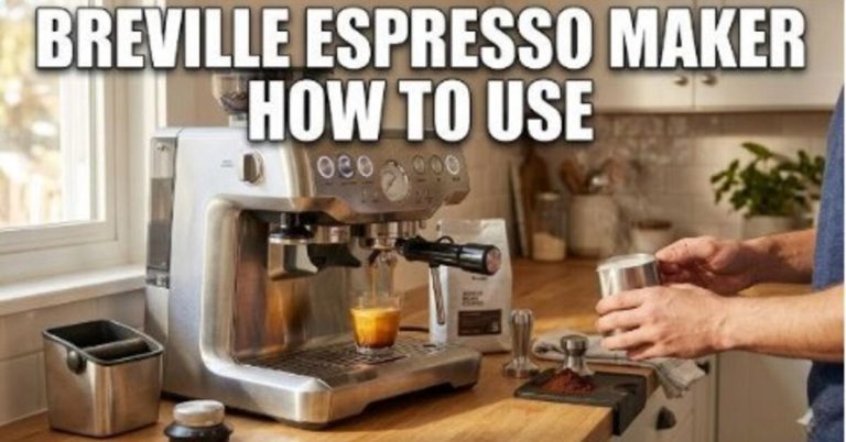 breville espresso maker how to use