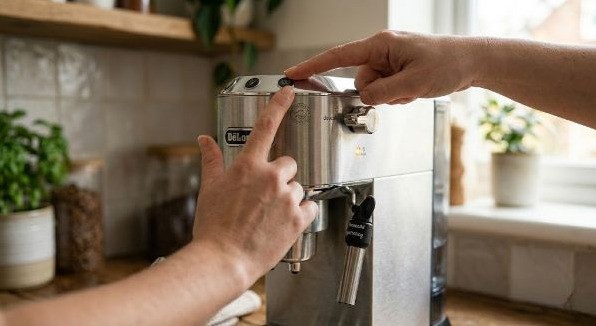 delonghi espresso machine how to descale