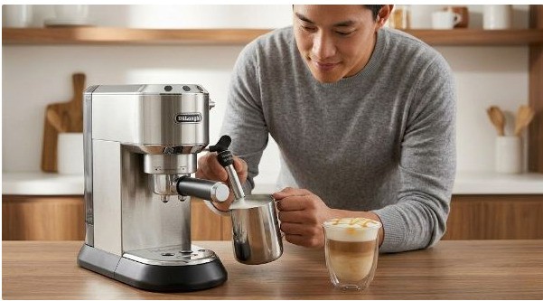 delonghi espresso machine how to use