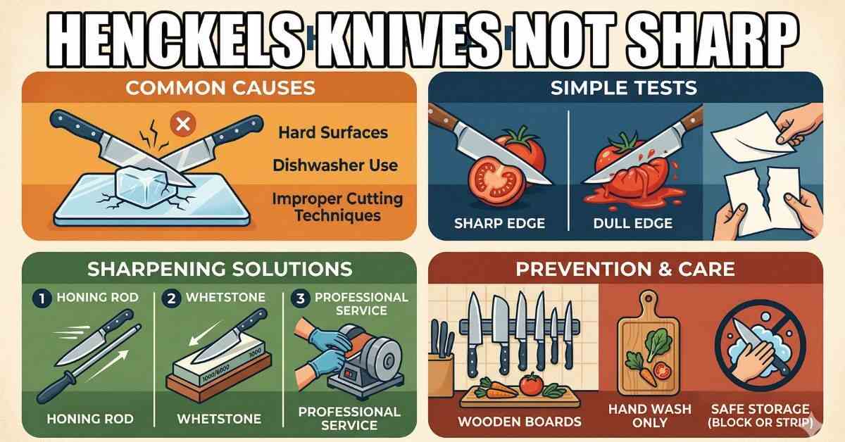 henckels knives not sharp