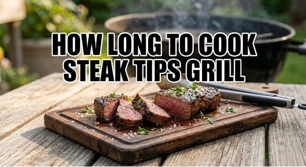how long to cook steak tips grill​
