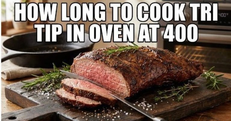 how long to cook tri tip in oven at 400​