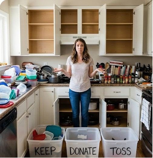 how to organize kitchen cabinets tips​