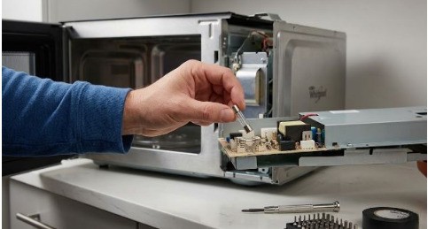 whirlpool microwave not working