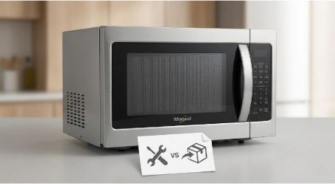 whirlpool microwave not working