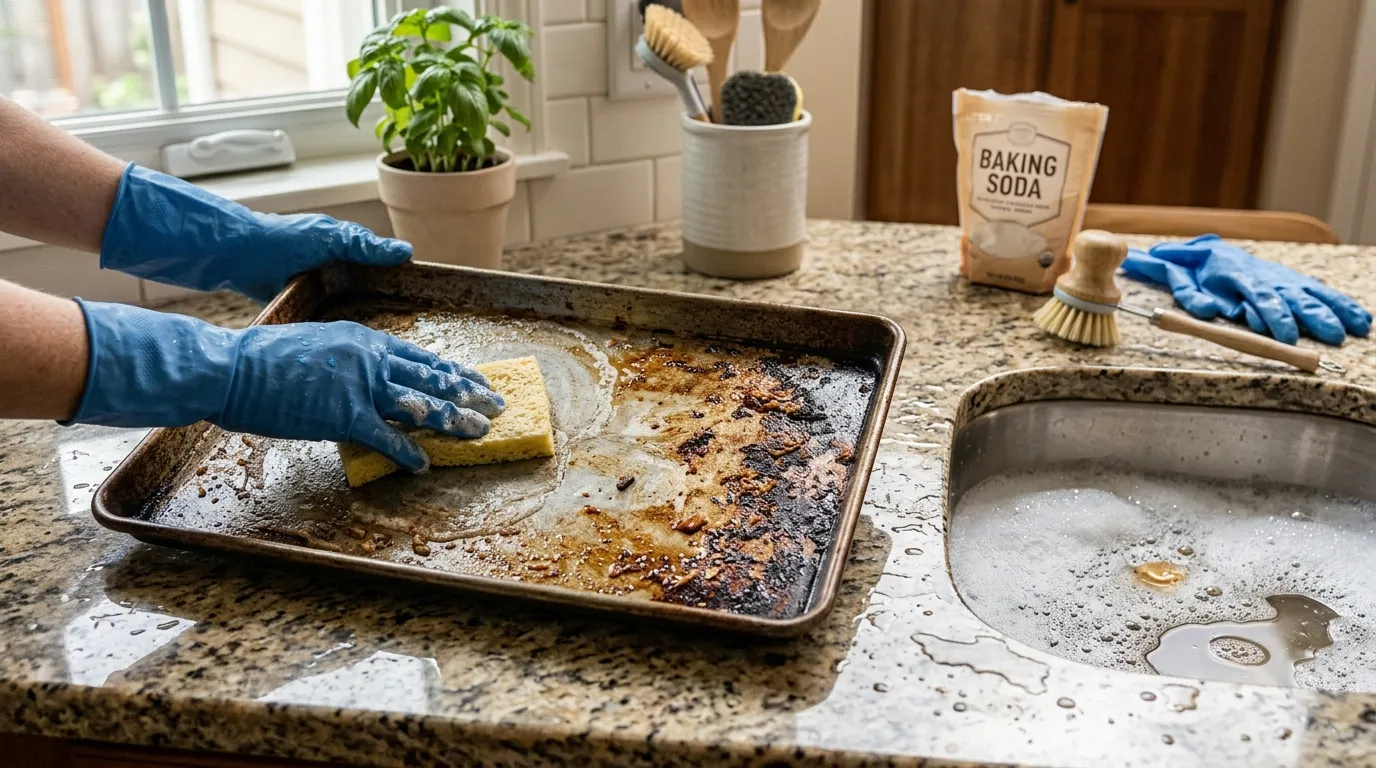 How To Clean Baking Trays