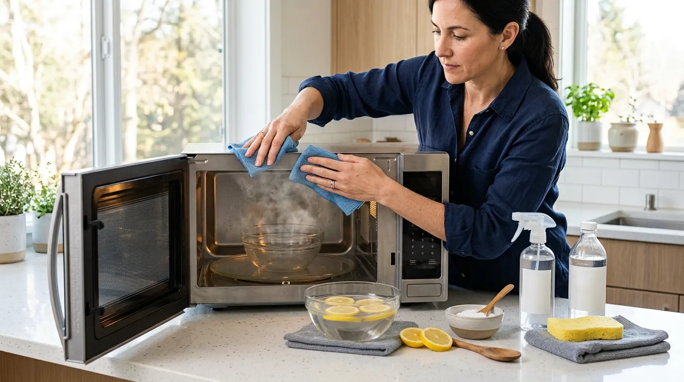 How To Clean Microwave Inside