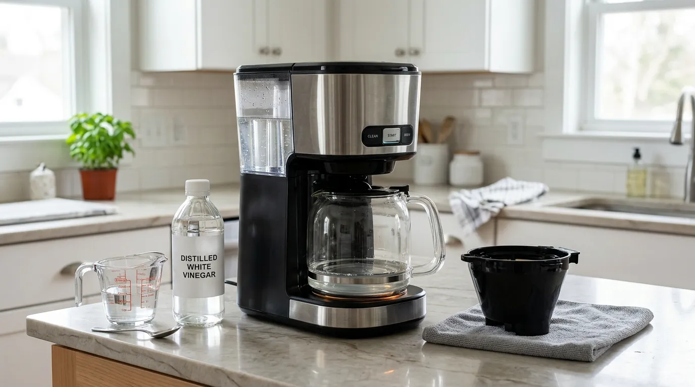 How To Clean Coffee Maker With Vinegar