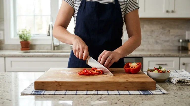 Four Controlled Kitchen Knife Cutting Techniques