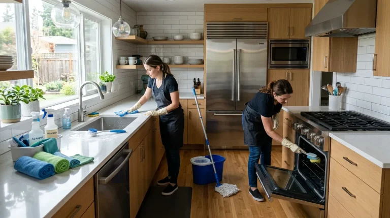 Deep Cleaning Kitchen Appliances