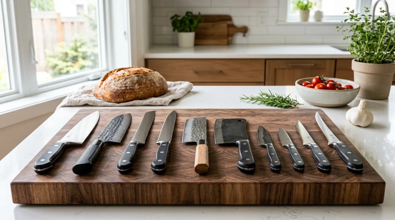 Different Types Of Kitchen Knives Explained