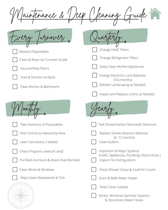 Monthly Kitchen Deep Clean Guide