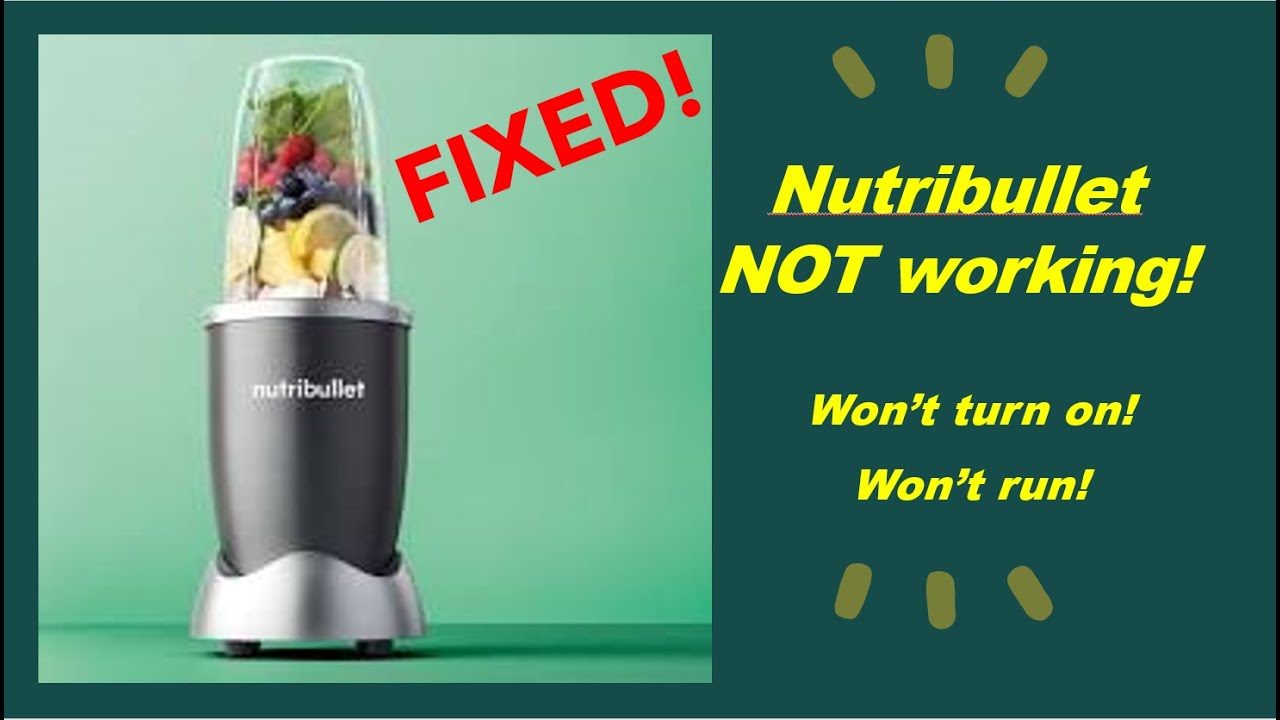 Blender Not Turning On Fix