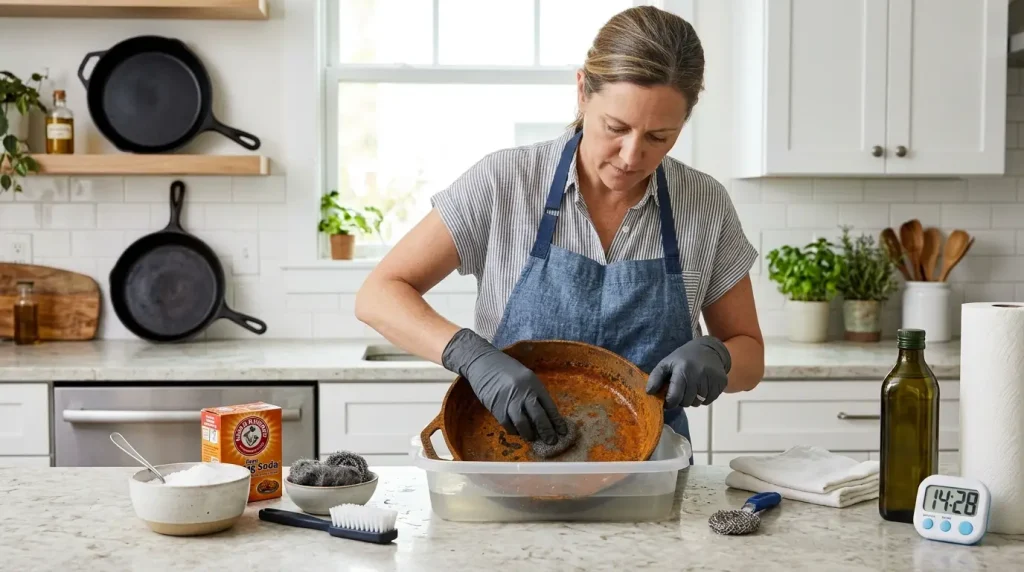 How To Clean Cast Iron Rust Spots
