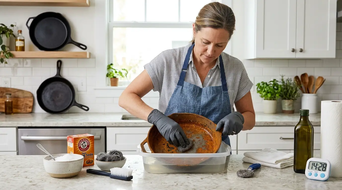 How To Clean Cast Iron Rust Spots