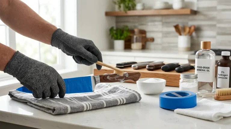 How To Clean Knife Handle: Safe, Simple Steps That Work