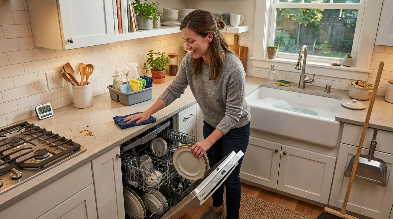 How To Clean Kitchen Daily Routine