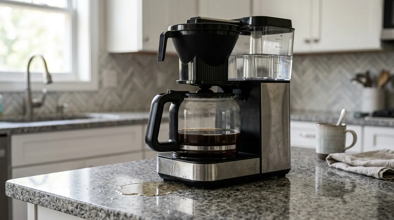 Why Coffee Maker Leaks Water