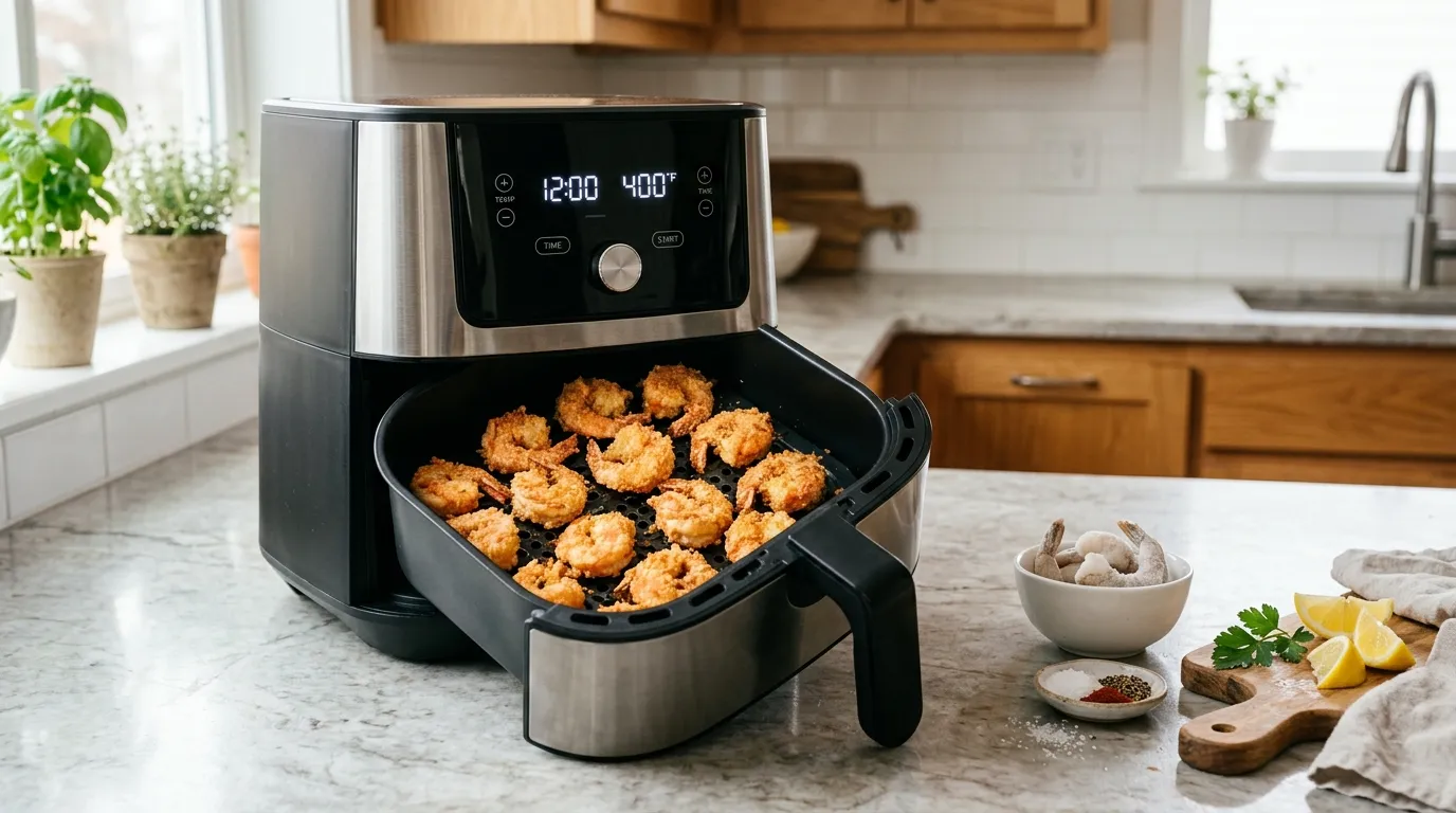 Best Air Fryer For Frozen Shrimp (Crispy Guide)