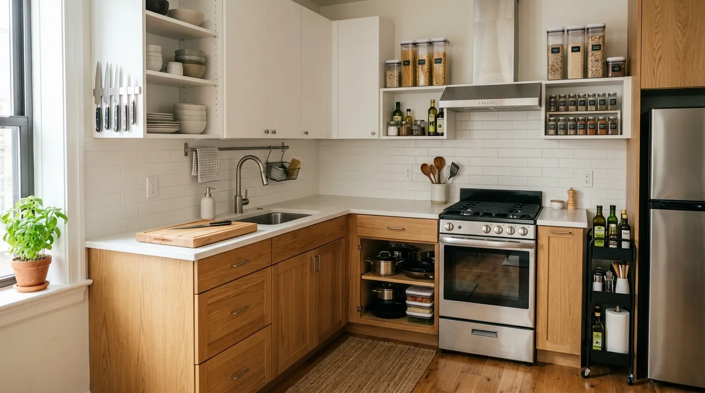 Kitchen Storage Guide For Apartments