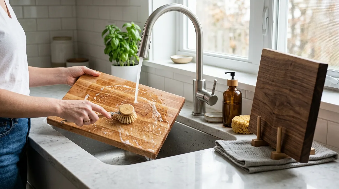 Common wooden cutting board problems and fixes for sticky surfaces, raised grain, stains, cracks, and warping