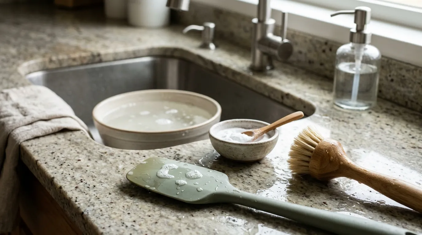Remove Grease and Odors from Silicone Utensils