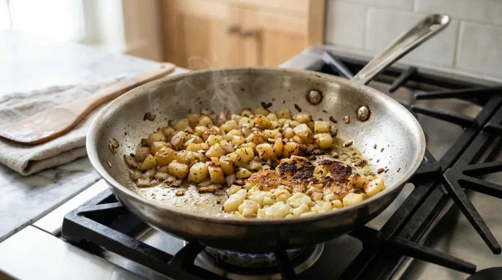 Why Pan Burns Food